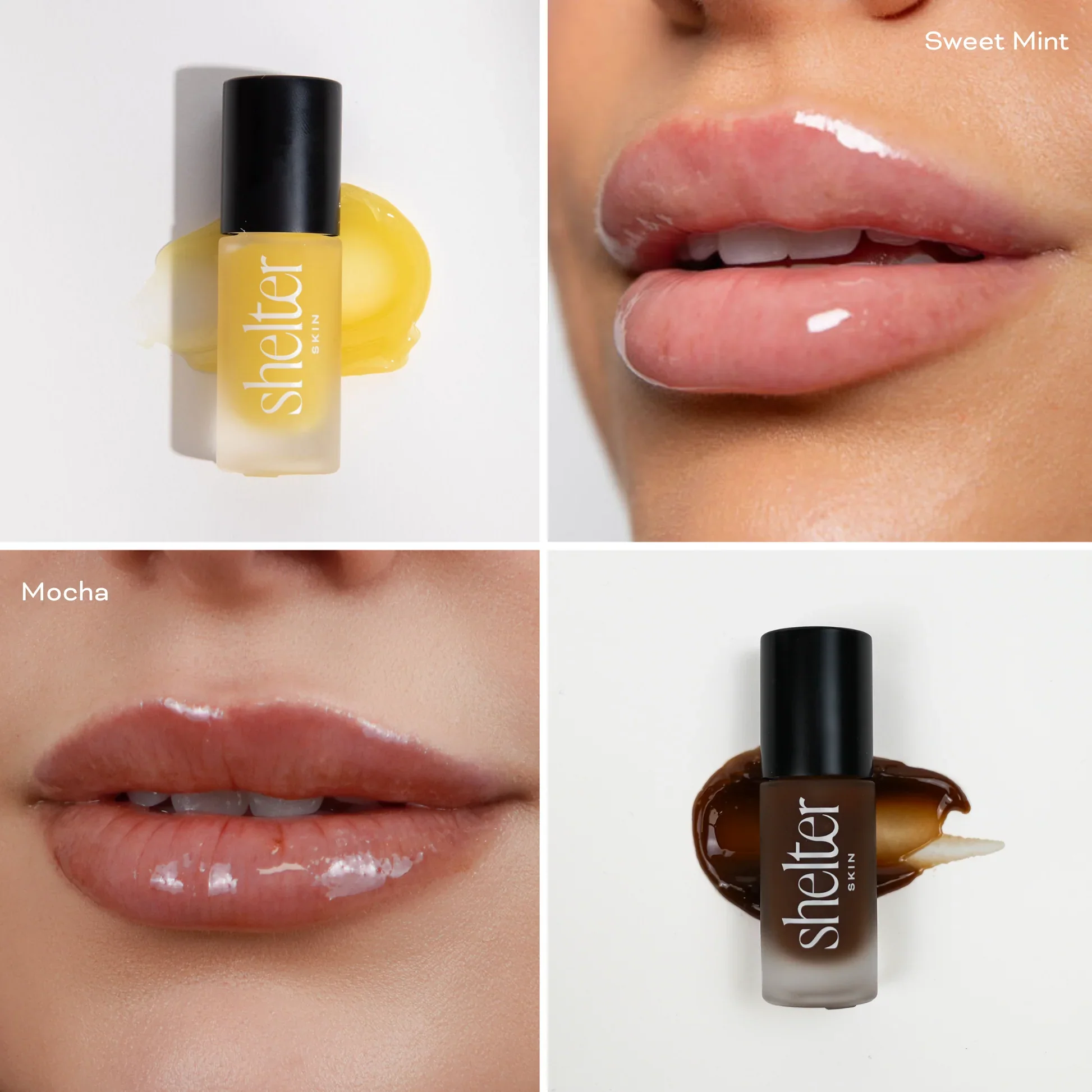 Sweet Mint & Mocha - Lanolin Lip Elixir Duo - Image 2