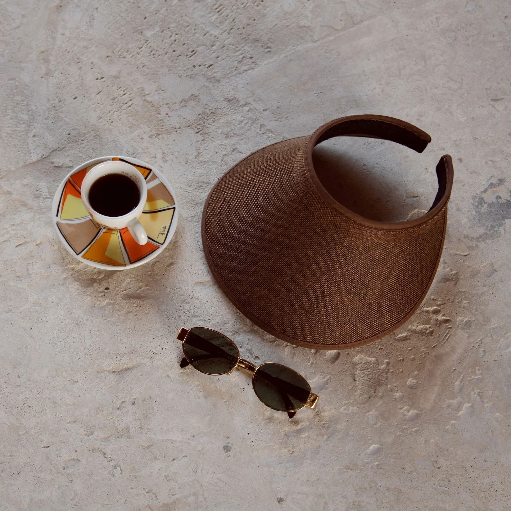 Wide Brim Visor - Espresso - Image 3